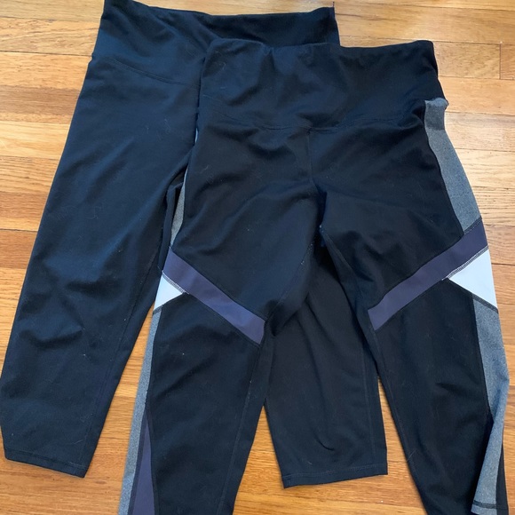 Set of 2 High Waist Capri Leggings - Picture 1 of 9